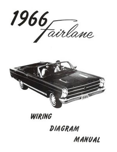 FORD 1966 Fairlane Wiring Diagram Manual 66 | eBay