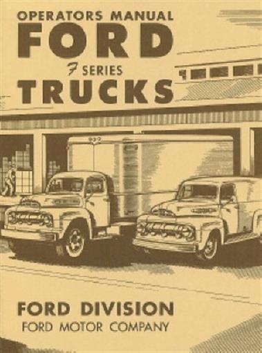 FORD 1951 Truck Owner's Manual 51 Pick Up