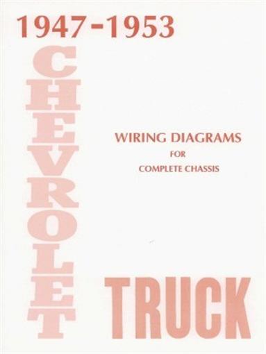 CHEVROLET 1947-1953 Truck Wiring Diagram 47-53 Pick Up | eBay