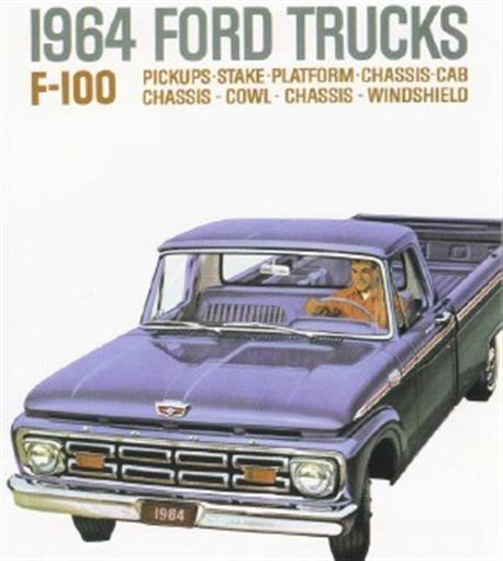 1964 Ford f100 sales brochure #4