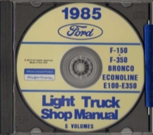 1985 Ford f350 service manual #2
