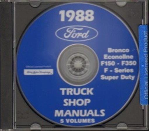 1988 Ford truck shop manual