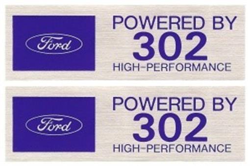 Ford racing valve cover decals #6