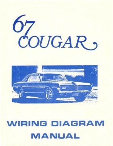 Cougar 1967 Wiring Diagram Manual 67