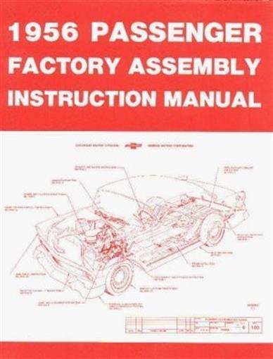 CHEVROLET 1956 Bel Air/Nomad Assembly Manual 56 Chevy | eBay ab wiring diagrams 