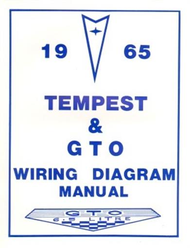 PONTIAC 1965 Tempest & GTO Wiring Diagram 65 | eBay 1968 pontiac gto wiring diagram 