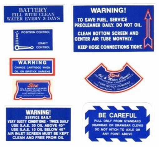 Ford restoration stickers #3